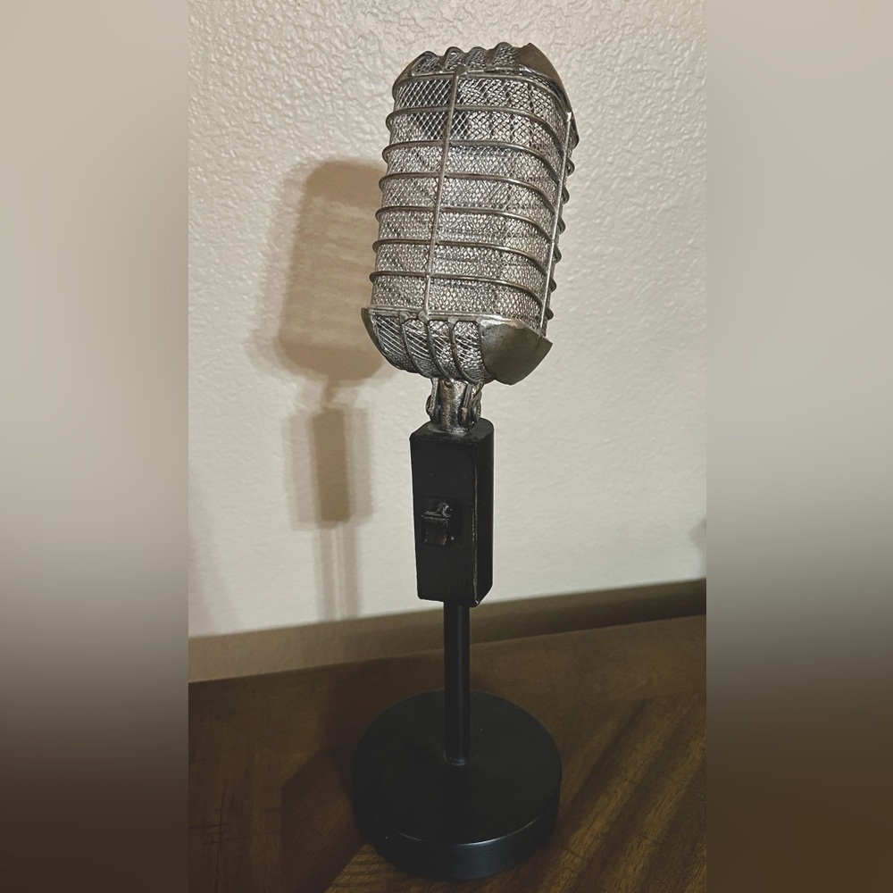 Tabletop Microphone Decor